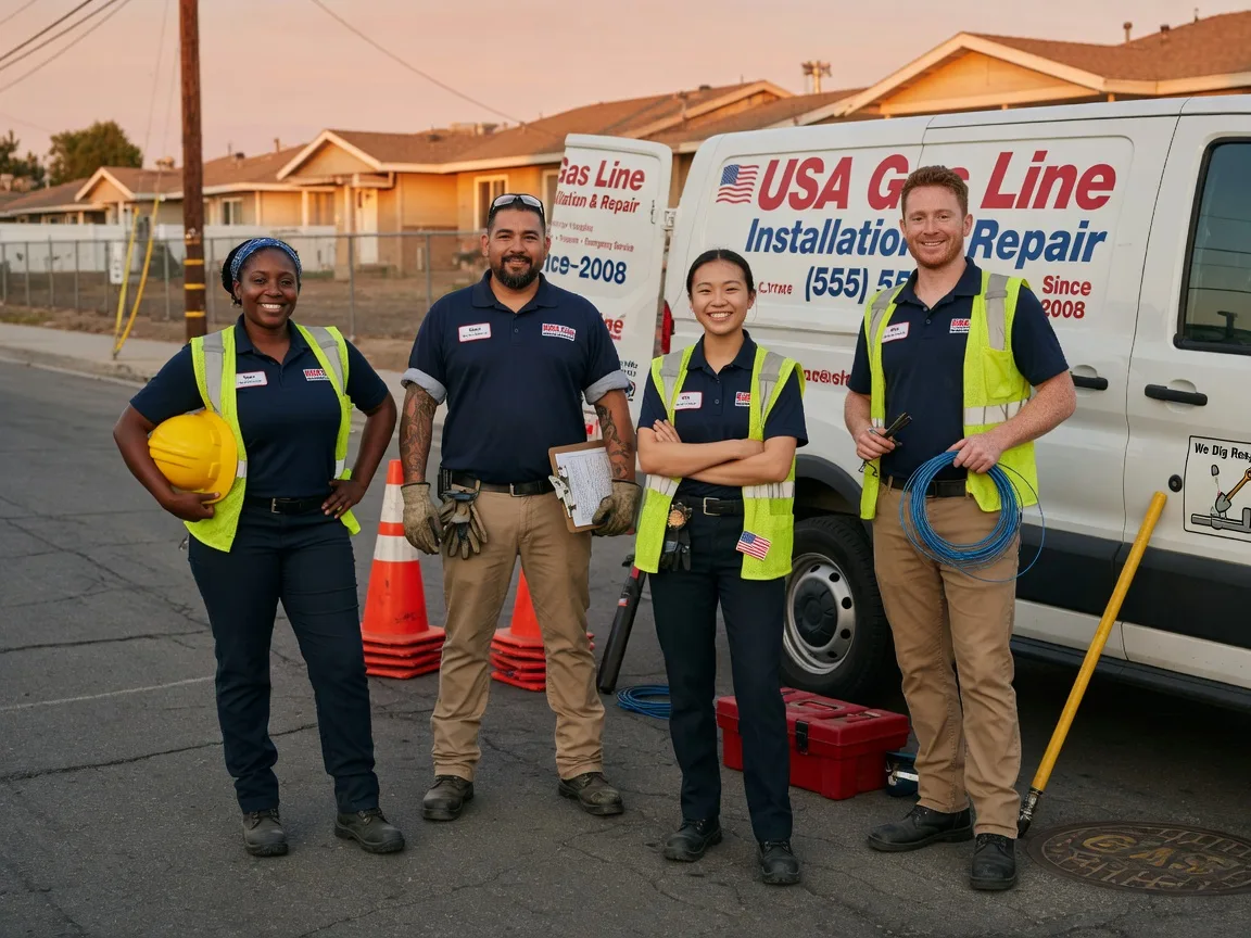 Gas Line Installation company in Ortley, SD
